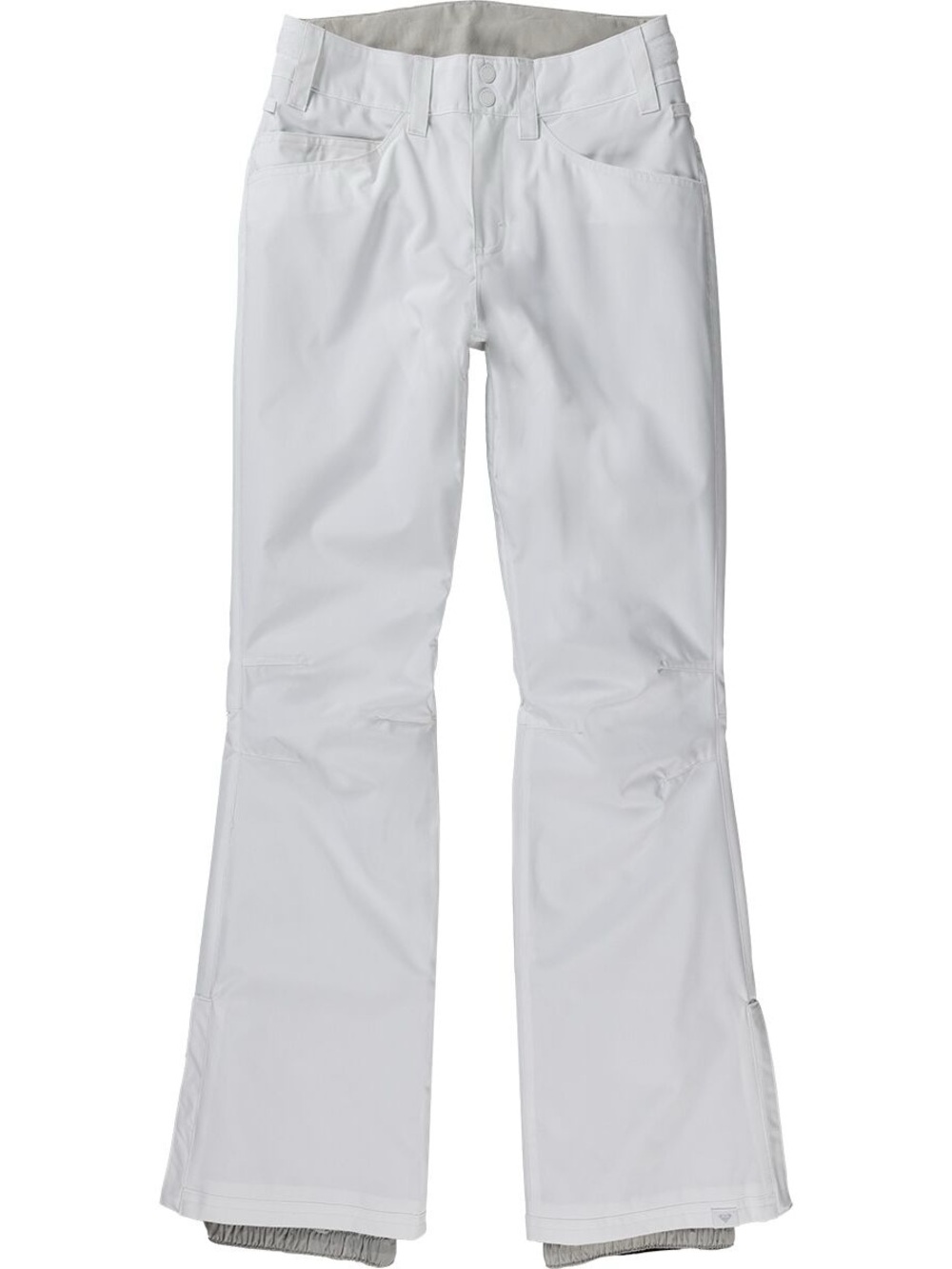 NWT Roxy Backyard Insulated White Flared Snow/Ski Pants size L